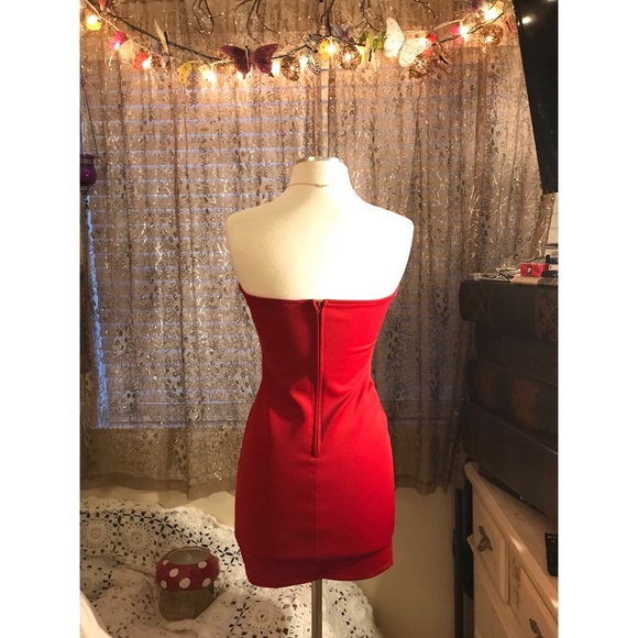 SOLD🌹Foreign Exchange red dress🌹 - Picture 3 of 4